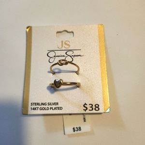 Jessica Simpson ring set